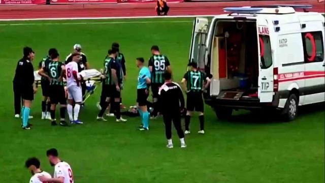 Bartın futbolcunun kalp krizi maçı sarstı