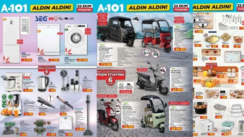 A101 29 Ekim 2026 Kataloğu ve Volta VMP1 Elektrikli Kamyonet Kampanyası