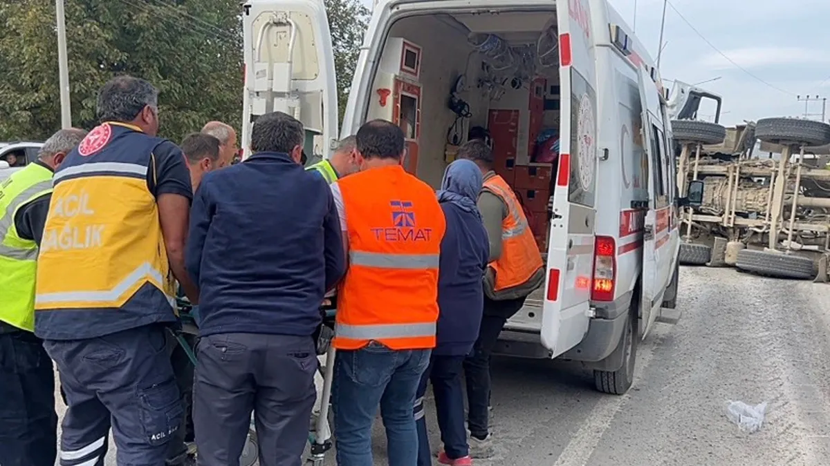 Çorum Alaca trafik kazası: Hafif ticari araç ile otomobil çarpıştı, 1 yaralı